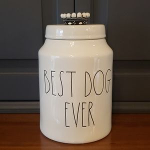 Rae Dunn-Best Dog Ever Canister with Crown👑